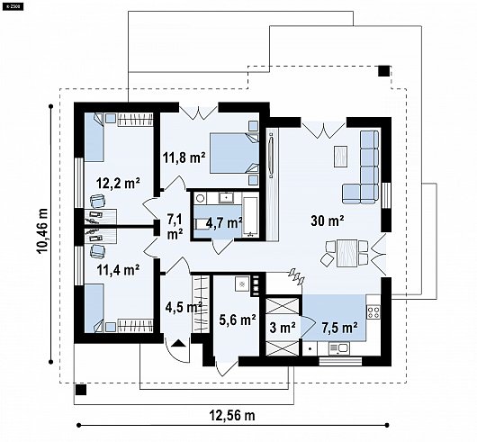 План первого этажа Z316 A