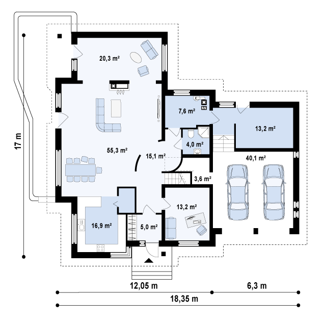 План первого этажа Z76
